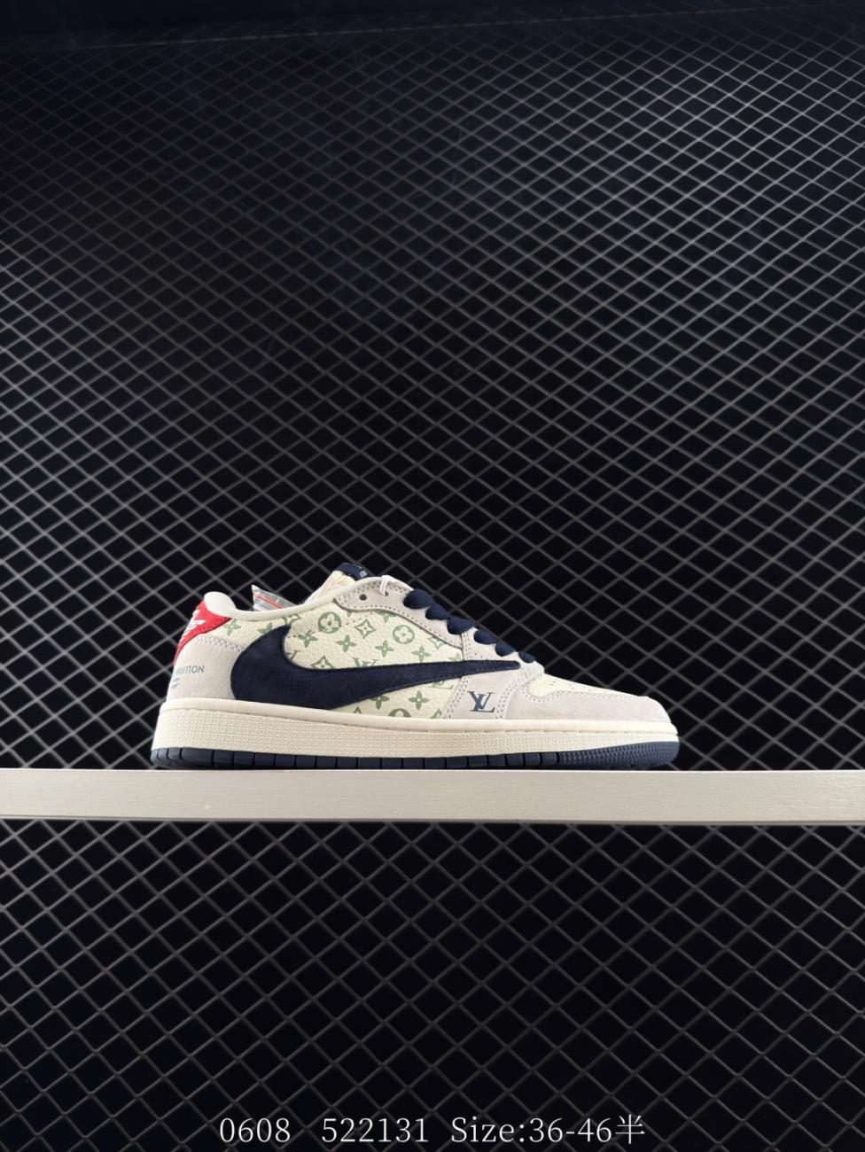 AJ1 Inverted Hook Travis Scott x Air Jordan 1 Reverse Mocha AJ1 Joe 1 TS Lightning Joint Inverted Hook Low Top Cul Shoes Sneakers Popular