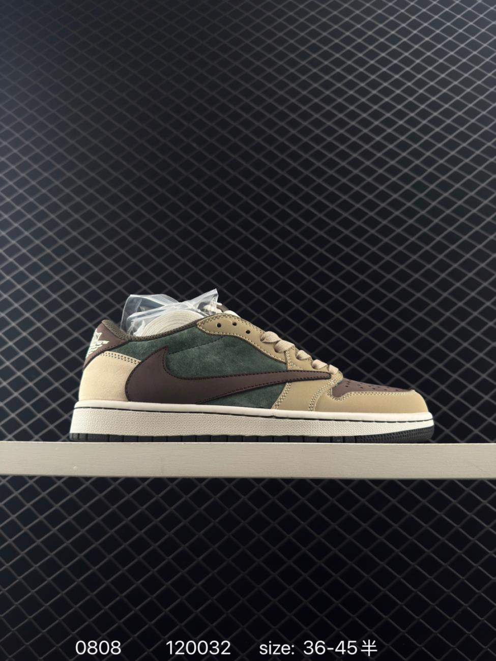 Fragment x Travis Scott x Air Jordan 1 Low Three party Co branded Inverted Hook three party co branded low top inve Shoes Sneakers The Latest