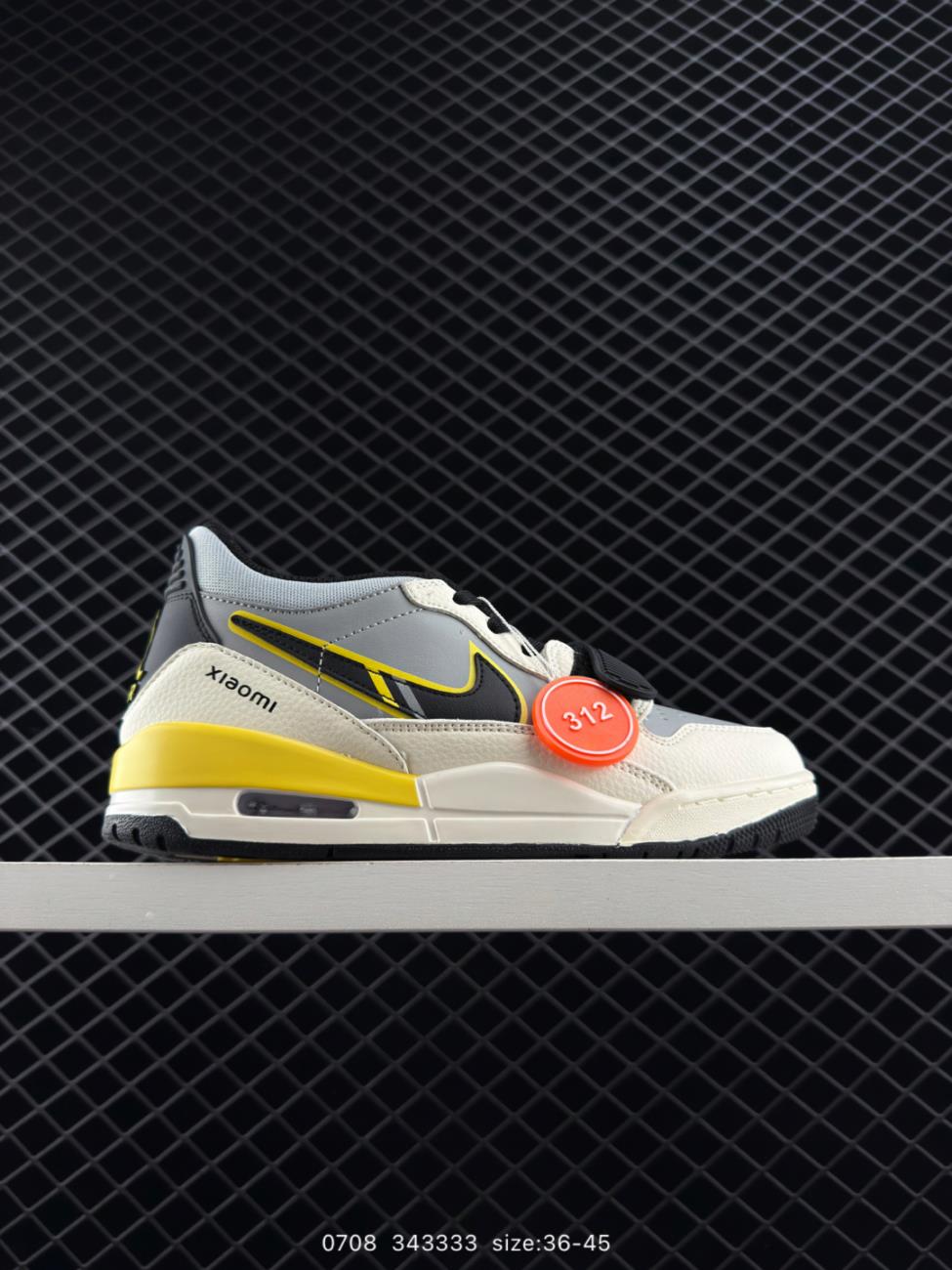 Good Quality Shoes Sneakers Jordan Legacy 312 Low Xiaomi Black Yellow CD7069 999 343333